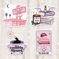Image 1 of Bookish Stickers, Holographic Book Stickers Book Merch for Kindle Laptops Water Bottles Tablets 