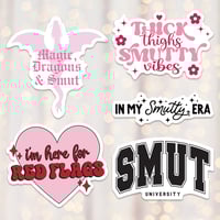 Image 1 of Bookish Stickers, Holographic Book Stickers for Kindle Laptops Tablets Water Bottles Book Merch