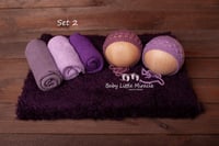 Image 3 of Newborn set purple lilac