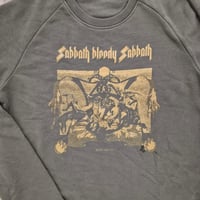 Image 2 of Black Sabbath khaki sweater