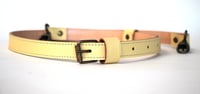 Image 5 of Julienne mini Bordeaux/ Pastel yellow strap