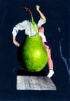 A lovely pear (8x6in)