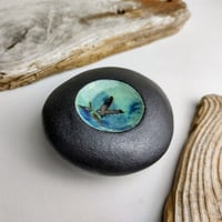 Image 2 of Black tumblestone, marbled pool - Style 1