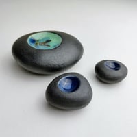 Image 3 of Black tumblestone, marbled pool - Style 1