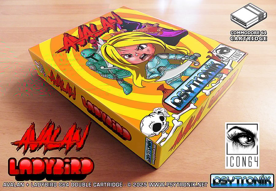 Image of Avalan + Ladybird Dual C64 Cartridge