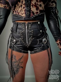 Image 8 of Rhinestone Concho Shorts 2 SIZES