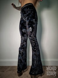 Image 2 of Floral Velvet Flares 2 SIZES