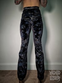 Image 1 of Floral Velvet Flares 2 SIZES