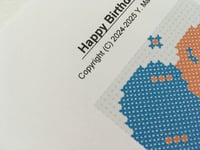 Image 4 of Happy Birthday Cross Stitch Pattern PDF