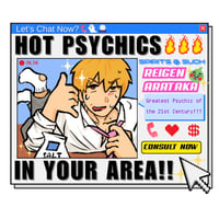 Reigen Hot Psychics Sticker