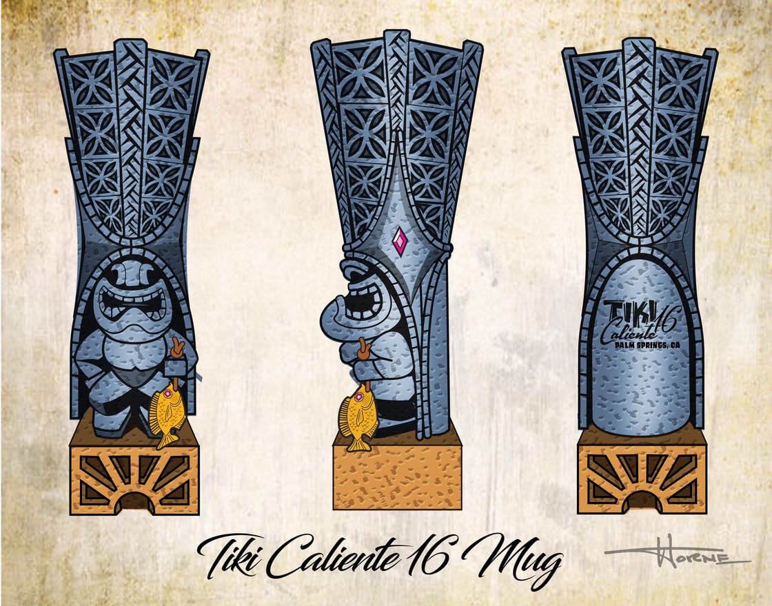 Image of (Pre-Sales) Tiki Caliente 16 Weekend Wristband w/ Mug option 