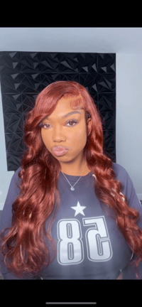 24” 7x5 Reddish Brown Wig (Unice Hair)