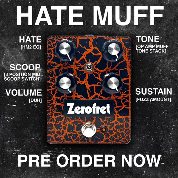 Image of HATE MUFF - Op Amp Muff & HM2 hybrid