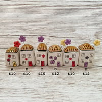 Image 1 of CLEARANCE Mini Ceramic Houses