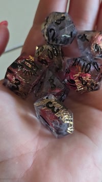 Image 3 of Wait for Me - hadestown inspired dice set 