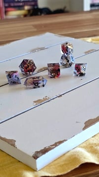 Image 2 of Wait for Me - hadestown inspired dice set 