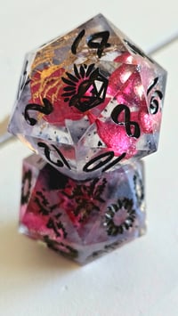 Image 4 of Wait for Me - hadestown inspired 30 mm oversized death save and numeric d20sb