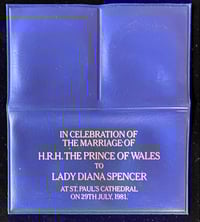 Image 3 of British Royal Wedding (Princess Diana) Commemorative Crowns x2 w/Vinyl Pouch