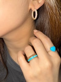 Image 4 of Stardust Hoop Earring