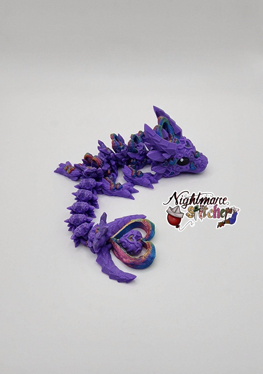 Baby Dark Heart Dragon - Purple/Interstellar