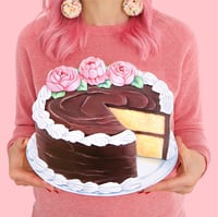 Image 1 of Chocolate Frosted Cake plaque 