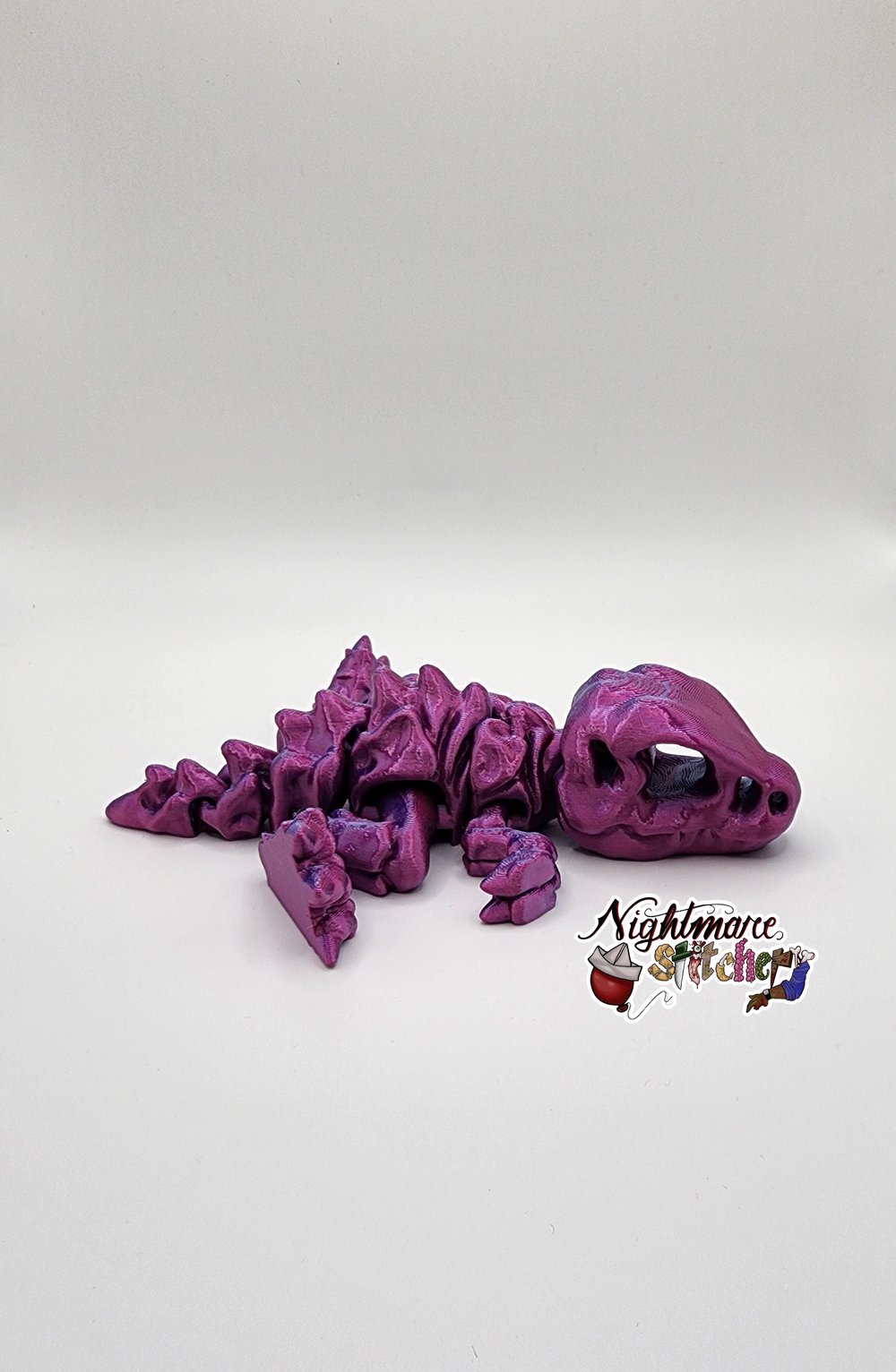 Tiny Skeleton T-Rex - Cotton Candy