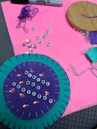 Image 4 of Felt ART award badges |  Clapham 