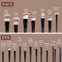 Image 4 of Makeup Brushes Set 18 pieces