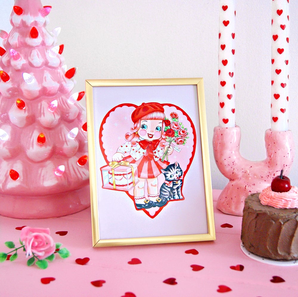 Image of Valentine Cutie 5x7 mini print 