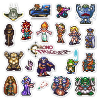 Image 1 of Chrono Trigger Sticker Set (21 Pieces)