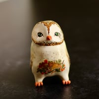 Image 2 of Owl with Mouse Figurine