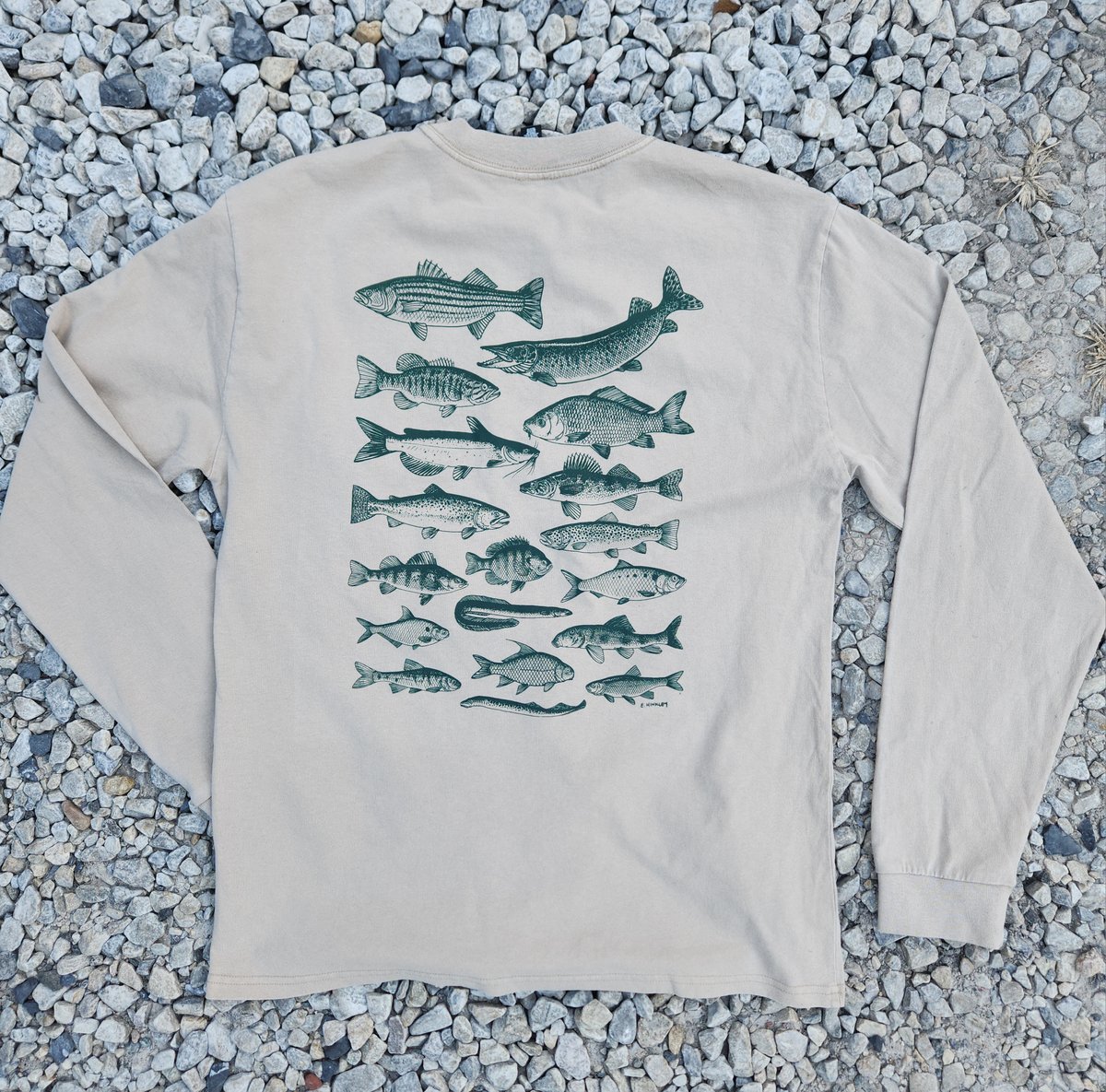 Image of Fishes of the Delaware River *Longsleeve*