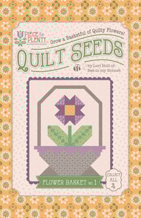 Image 2 of QUILT SEED PATTERNS Piece and Plenty 4 pk by Bee in My Bonnet
