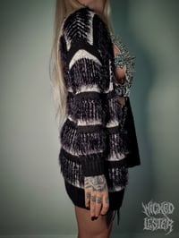 Image 4 of Resurrection - Grunge Monochrome Cardigan