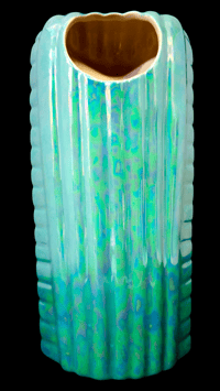 Image 3 of Katiki PEARL SERIES Ku No.1 Tiki Mug Limited Edition of 25 (TURQUOISE PEARL) FREE SHIPPING