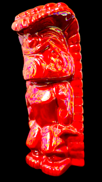 Image 1 of Katiki PEARL SERIES Ku No.1 Tiki Mug Limited Edition of 25 (RED PEARL) FREE SHIPPING