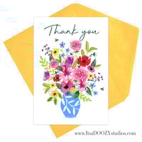 Image 1 of Thank You Flowers in a Vase