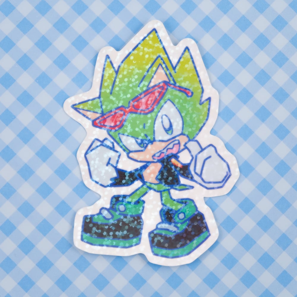 Scourge Sticker - Glitter Vinyl
