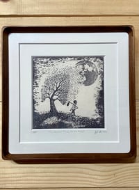 Image 1 of The Wind is Finally at His Back (hand made block print ed/25)