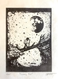 Image 2 of Crossing Over (hand made block print ed/25)