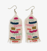 Image 1 of Dolly Beaded Fringe Earrings