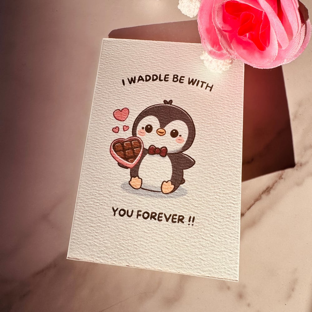 Image of Penguin Love Card