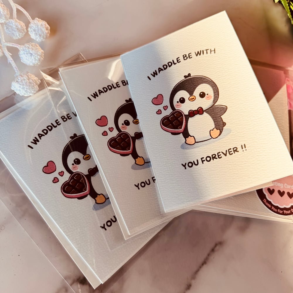 Image of Penguin Love Card