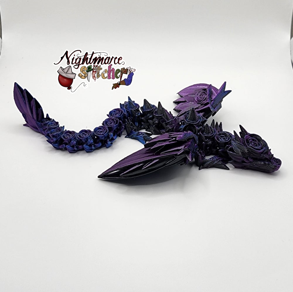 Rose Dragon (w/Wings) - Celestial