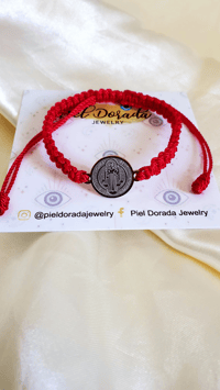 Image 1 of Stainless Steel St Benedict Bracelet 