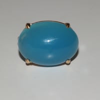 Image 3 of Blue Chalcedony Dome Ring