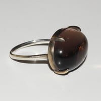 Image 3 of Smoky Quartz Dome Ring