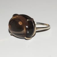 Image 1 of Smoky Quartz Dome Ring