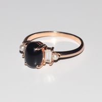 Image 2 of Deco onyx ring