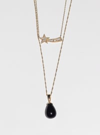 Image 4 of Black Onyx Drop Necklace